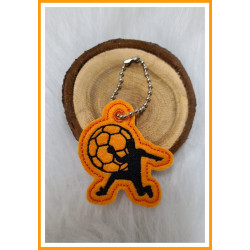 Stickdatei - ITH Anhänger Handball Mann